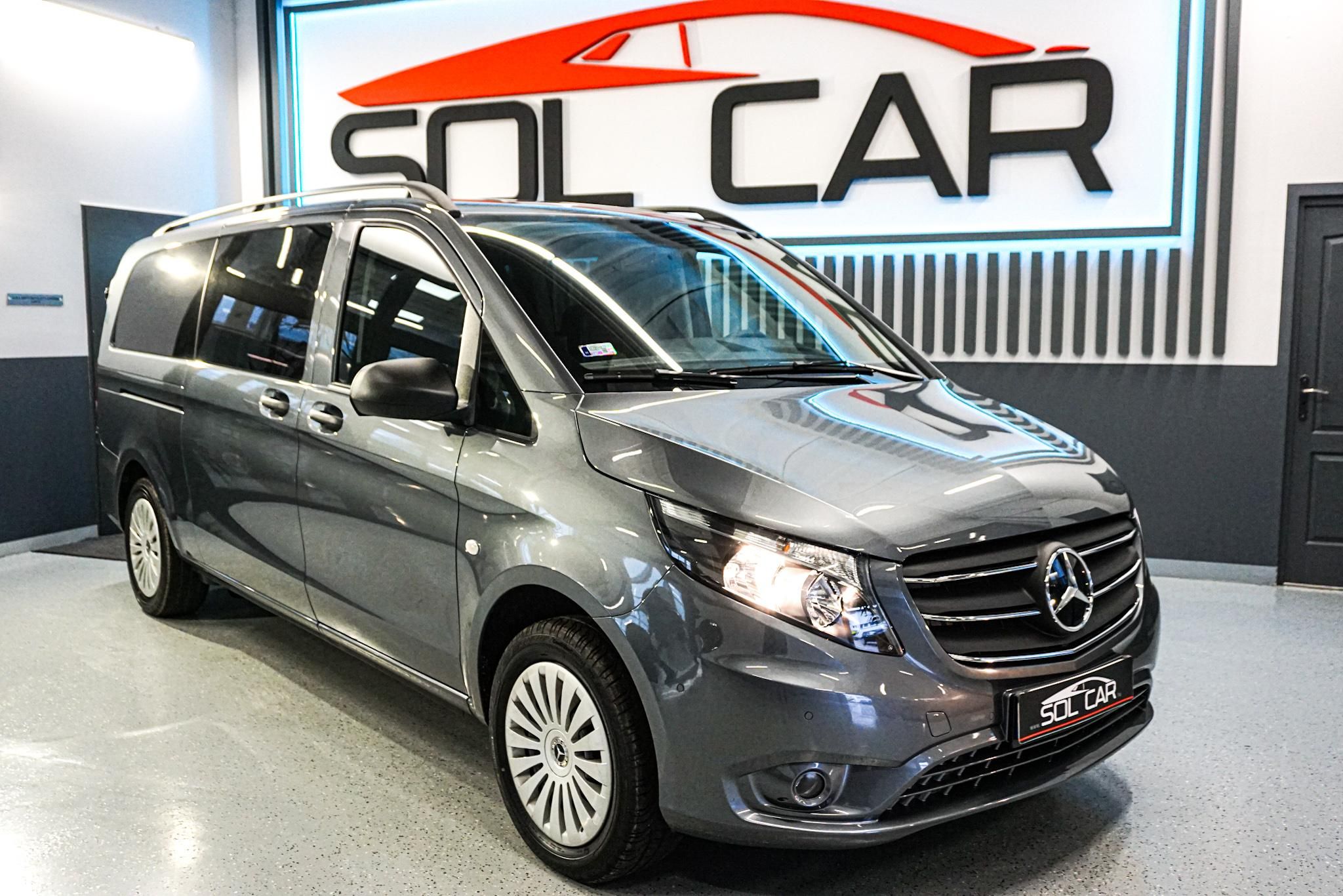 MERCEDES-BENZ VITO 124 CDI BlueTec Tourer Pro E (Automata) (9 személyes ) SZELENIT SZÜRKE/AWD/KLÍMA/TEMPO/RADAR/T.KAMERA/BŐR/V.HOROG/ÁFA!